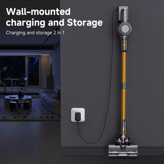 Vacuum Cleaners for Home, Home Essential Wireless Vacuum Cleaner, 45Kpa Powerful Suction with 45min Runtime, Cleaning Supplies, Rechargeable Wireless Vacuum for Hardwood Floor Carpet Pet Hair